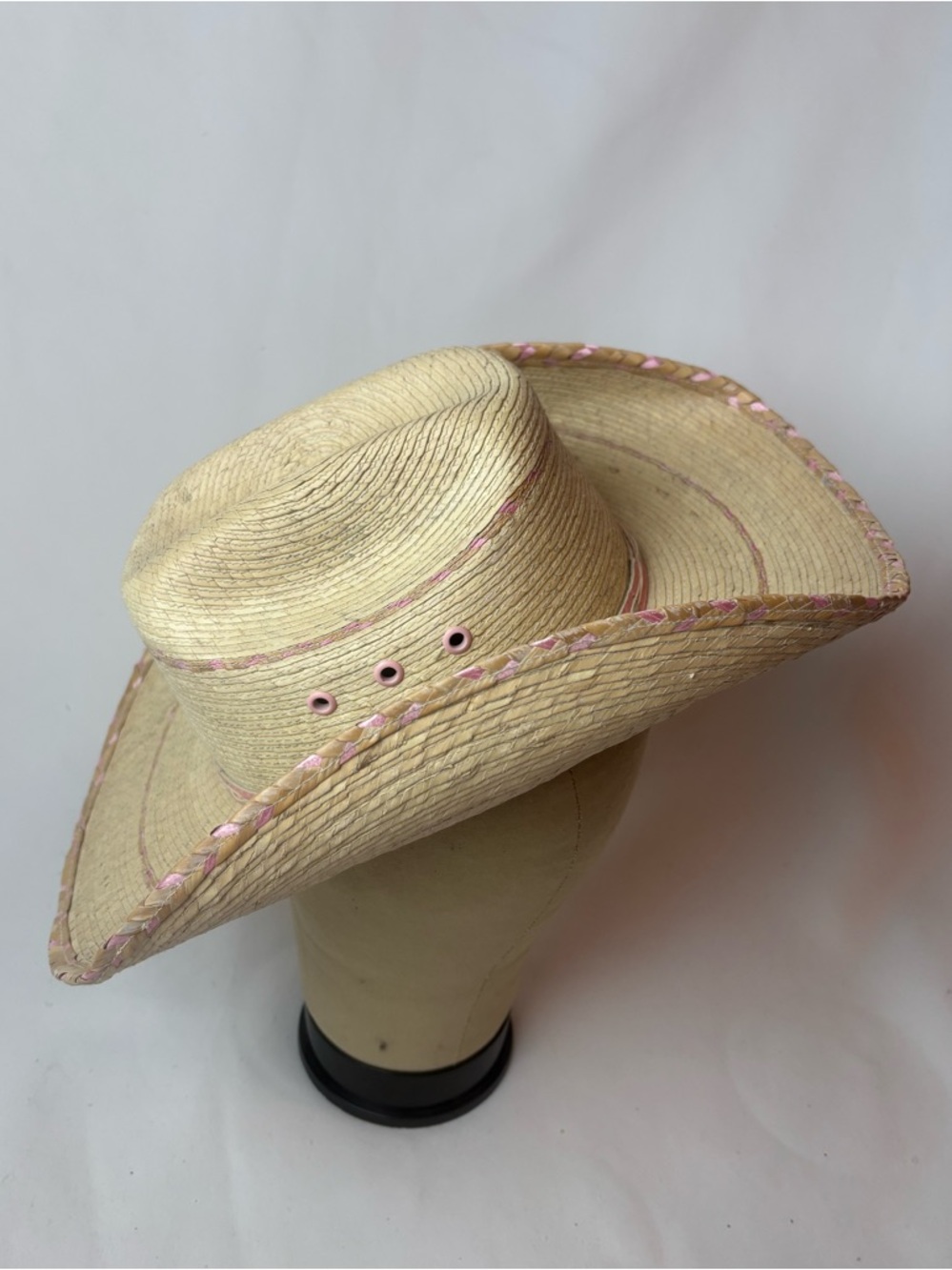 Bullhide Hats 2458 Lil’ Partner Candy Kisses 10X Cowboy Girls Hat Nat Straw Pink